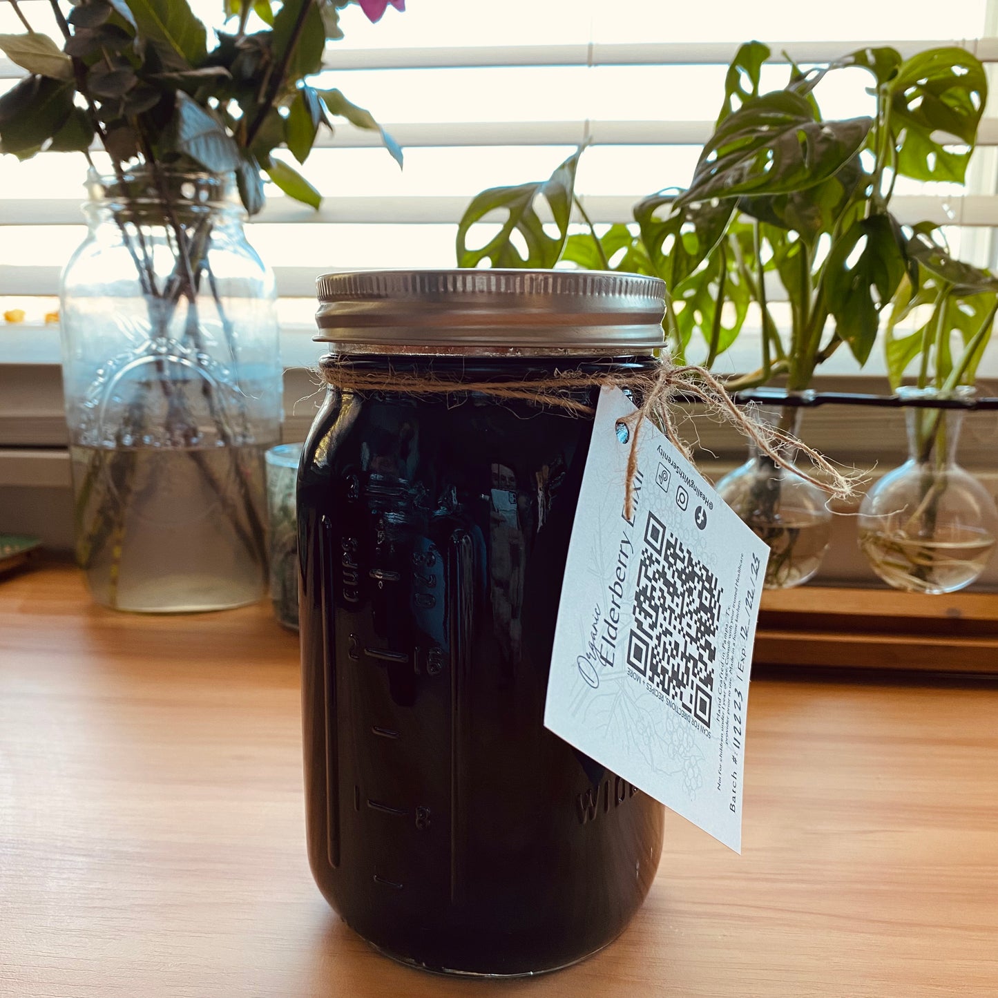 Organic Elderberry Elixir